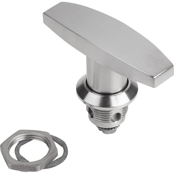 Kipp Quarter-Turn Lock, H=18, D=32, Stainless Steel 1.4401 K1356.1186